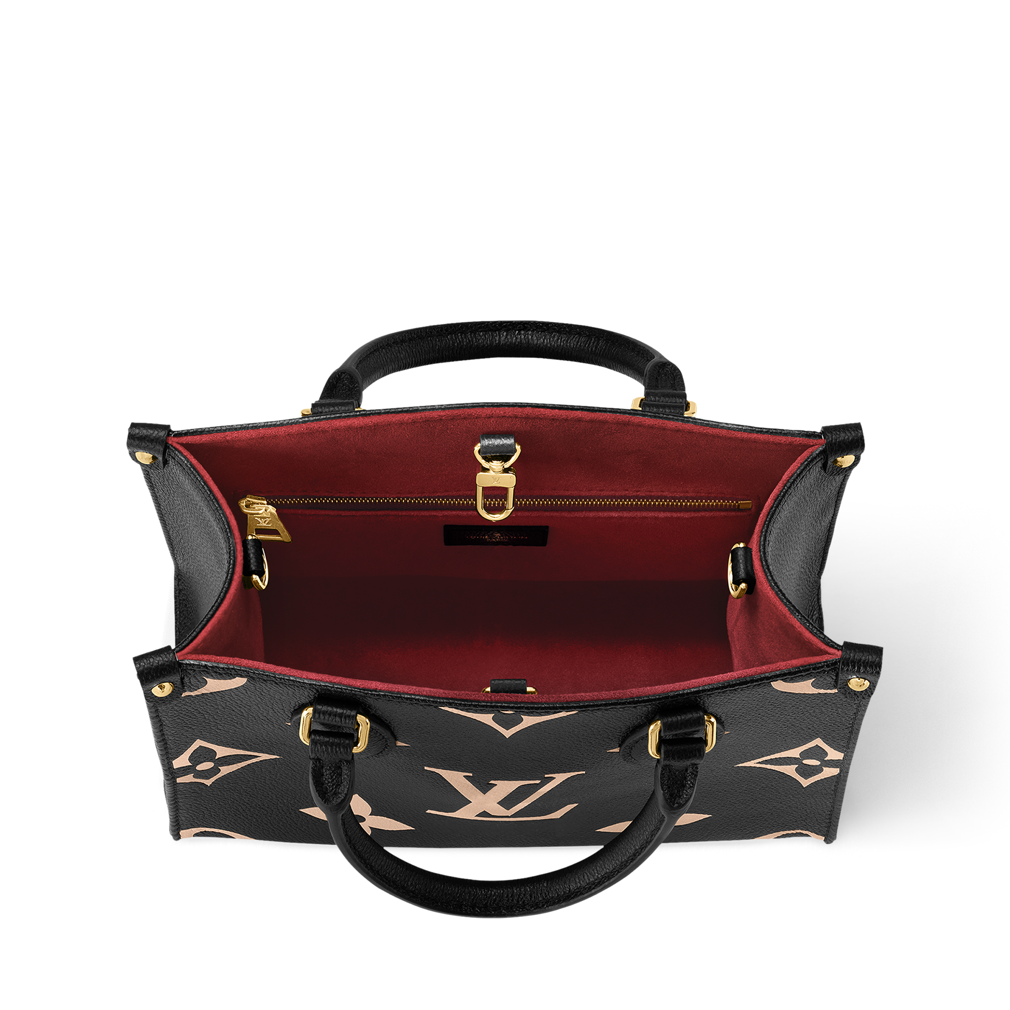 Onthego PM Bicolour Monogram Empreinte Leather - Handbags | LOUIS